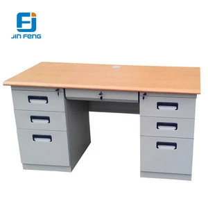 Knock Down Steel Table For Office Furniture Designs