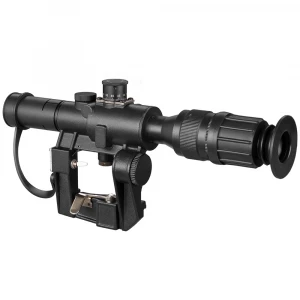 KQ Riflescopes hunting scope 4X26 SVD Dragunov Rifle Scope illuminated Red Fit Dragunov and AK Series with Side Mount Rail
