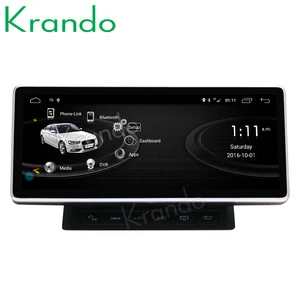 Krando Android 8.1 10.25&#39;&#39; car radio for Audi A6 A6L 2005-2009 multimedia system audio player stereo navigation with bluetooth