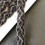 L228 factory supply  Iron on beaded Chain Braided trim Rhinestone Chain Trimming Iron on For Garment Use