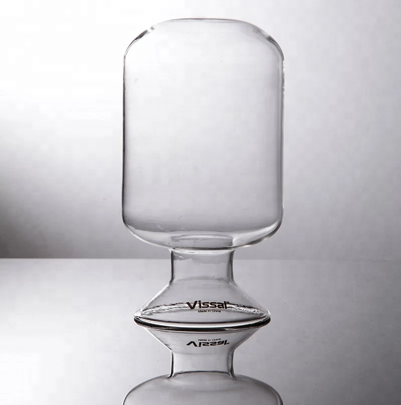 Laboratory Glassware 250ml Conical Form Specimen Bottle