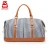 Import Ladies Travel bag Canvas Striped Shoulder Sport Duffel Bag from China