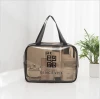 Large Capacity Clear PVC Portable Travel Cosmetic Bags for Women