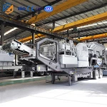 Large Handling Capacity Sand Gravel Making Machine Mobile Crushing Plant