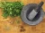 Import Large Natural Grey Granite Mortar &amp; Pestle Stone Grinder for Spices, Seasonings, Pastes, Pestos and Guacamole from China