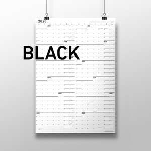 Large Wall Calendar, Paper Surface, 25&quot; x 36&quot;, Monday First