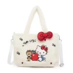 Latest Design Wholesale Cartoon Handbag Kuromi My Melody Cat Cinnamoroll Single Shoulder Crossbody Bag Plush  Doll Plush Bag