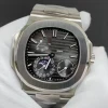 Latest PP Nautiluss Noob Watch Ppf Zf Cal. 240sc Movement 5712 Model Grey Dial 40mm Size