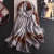 Latest printed brand  long muslim wrap scarves silk shawl factory