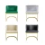 Import Laynsino nordic popular high quality velvet cheap modern bar chairs gold bar stool from China