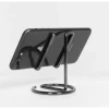 Lazy Metal Decor Desktop Flat Tablet Adjustable Folding Mobile Phone Bracket Holder Phone Mount Stand Video