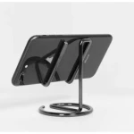 Lazy Metal Decor Desktop Flat Tablet Adjustable Folding Mobile Phone Bracket Holder Phone Mount Stand Video