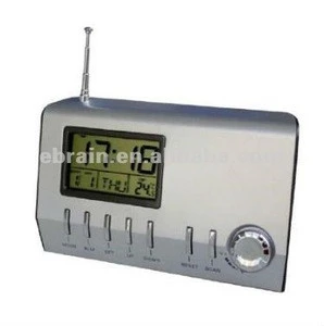 LCD Display Calendar Radio, Digital Clock Radio