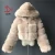 Import LDJX-C616 Plus Size Hooded Fall Winter Long Sleeved Patchwork Fur Crop Coat Women Faux Fur Jackets Fur Coat from China