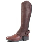 Leather half chaps
