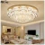 Import LED Crystal Ceiling Lights Modern Round Design Living Room Bedroom Hotel Lobby suspended ceiling lighting from China