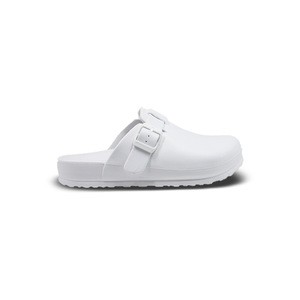 Light comfort EVA White Nursing Shoes with buckle design