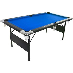 light weight iron legs folding 6 foot snooker billiard pool table foldable