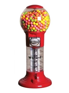 Lil Wizard Spiral Vending Gumball Machine for Bubble Gum, Candy