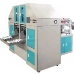 Linkage bag on roll making machine