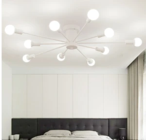living room decorative contemporary industrial design led ceiling light