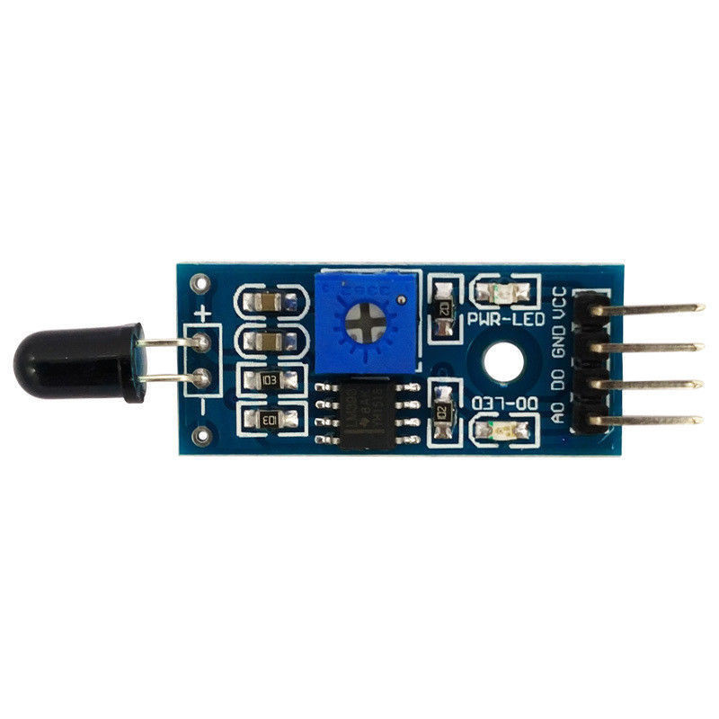 Buy Lm393 4 Pin Ir Flame Detection Sensor Module Fire Detector Infrared ...