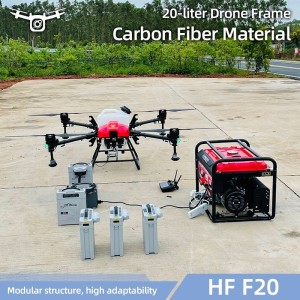 Load 20kg Drone Fertilizer Sprayer 20L Medicine Box Convenient Disassembly of Four Axis Agricultural Drone Rack