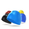 logo color print custom silicone swim cap for adult kids