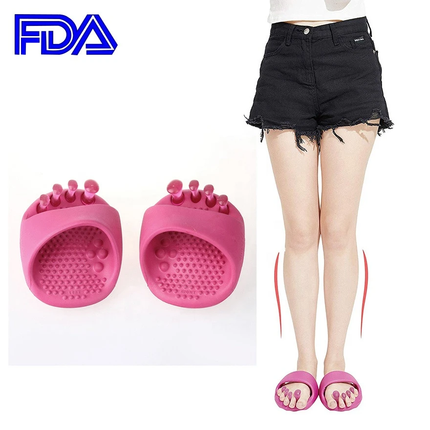 Loose weight beautify legs healthy foot massages Yoga physical therapy finger toe shoes Massage shoes Healthy and Breathable