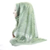 Low MOQ Hijab Pure Silk Scarves 2020 Muslim Custom Printed Large Square Silk Scarf