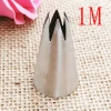 Low price nozzle tip plastic tips decorating tool 1M cake nozzles icing piping