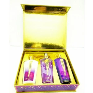 Luxuires box packaging skin care bath perfume gift set for spa