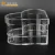 Import luxury clear heart shape acrylic flower gift box with drawer from China