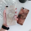 Luxury Gold Foil Bling Marble Phone Case  Drop resistance with holder for iphone 11/7/8/6sPlus/Xsmax  silicone cover support