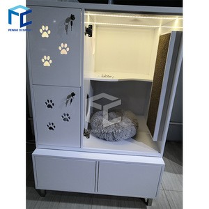 Luxury large size pet shop display cabinet/shelves/racks/showcase/stand