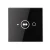 Import Luxury Smart Black Tempered Glass Touch Switch Faceplate For Hotel from China