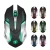Import M10 Wireless Gaming Mouse 2400DPI Rechargeable 7 Color Backlight 2.4G 10meters Transmission Distance USB Optical Mouse from China