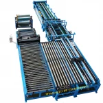 Made in china duct manufacture auto line , U shape auto duct line V , pipe making machine