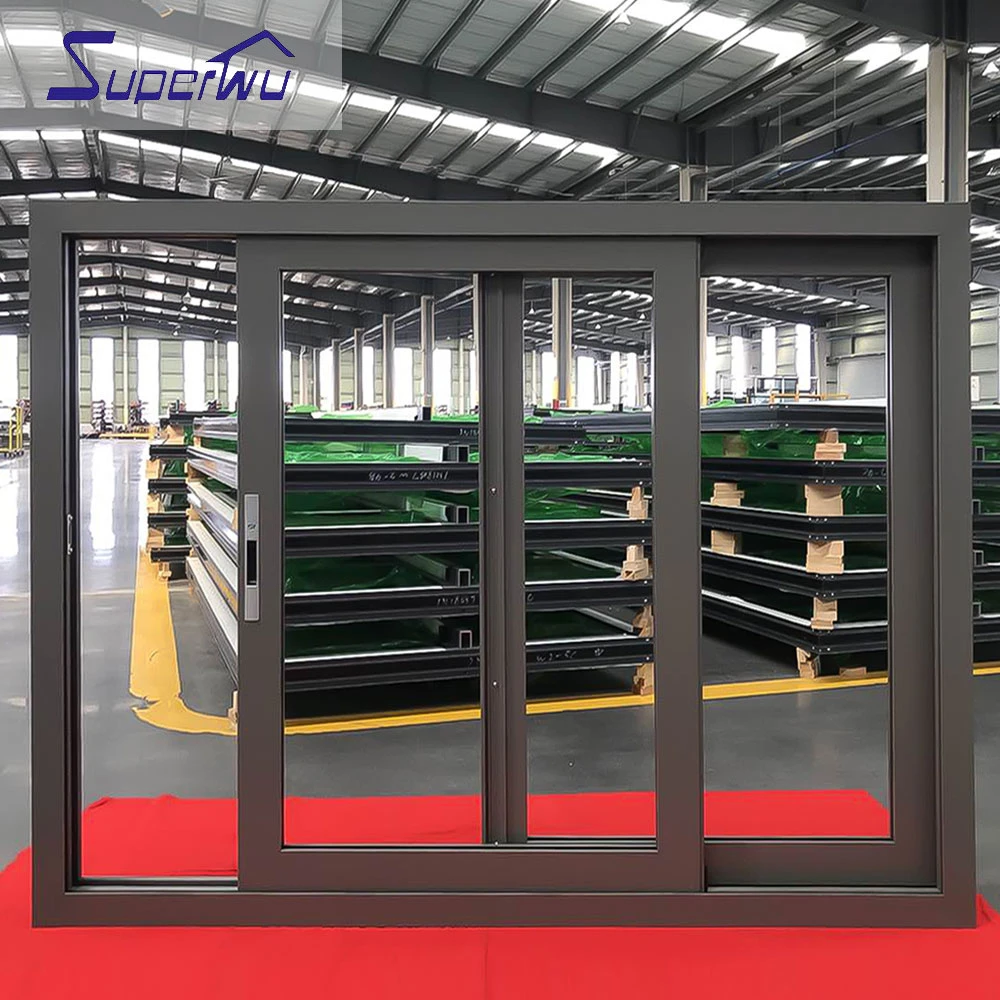 Made in china Energy saving double glass sliding aluminium window with AS2047 NFRC DADE Approved