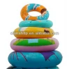 Manual friendly inflatable swimming float pool swim ring