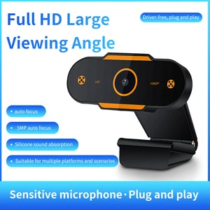 Manufacture Full HD 1080P High-definition USB Computer Camera Built-in Microphone Free Drive Live Webcam Camera