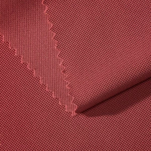Manufacturer Bird Eye Mesh Fabric 110GSM Polyester Birds Eye Pique Knitted Sportswear Fabric -04