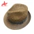 Import Manufacturer stylish short brim natural woven straw cheap fedora hats for male from China