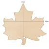 Maple Leaves Thanksgiving Decoration Wood Cutouts  Ornaments Unfinished Wood Cutouts Slices to Paint