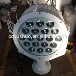 Marine Outdoor Long-Range Electric Automatic Remote Controlled High Power Stainless Steel LED Searchlight