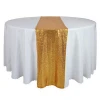 Marious 30*275cm gold sequin table cloth wedding table runners for banquet table cloth runner decoration