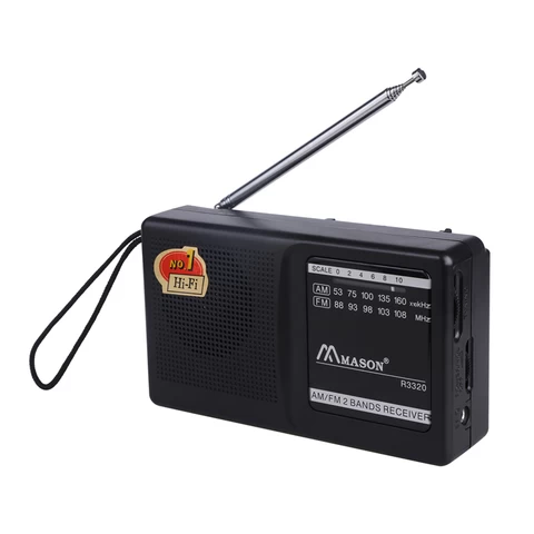 Mason Cheap Small Radio Receiver  AM/FM 2Bands Portable Radio