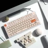 MATHEW TECH MK80 Max Multi-language RGB Mechanical Keyboard 75% Layout For Gaming With Metal Knob Gasket Wireless Linear switch