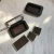 Import Matte Black Eye Shadow Eyeshadow Palette Lipstick Container Blush Powder Compact Cosmetic Magnetic Eyeshadow Palette with Window from China