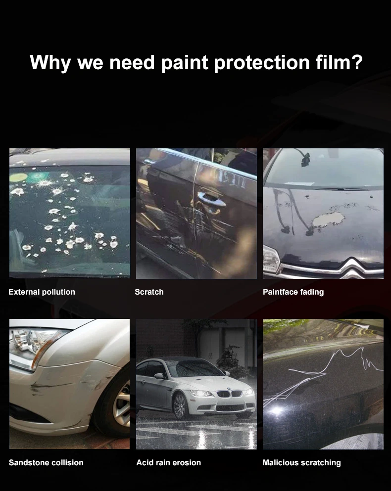 Matte PPF Self Healing Coating Car Paint Protection Wrap Vinyl Film